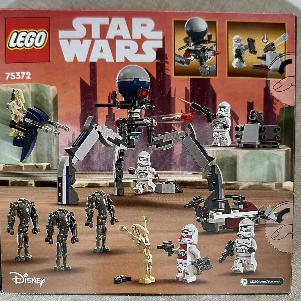 LEGO Star Wars Clone Trooper & Battle Droid Battle Pack Toy 75372 Box NEW